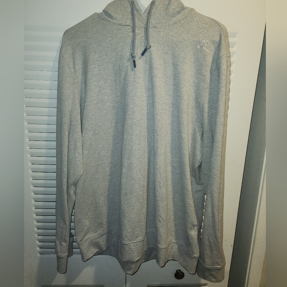 Rhoback Men's Performance Hesi Hoodie Heather Steel Grey, Size M